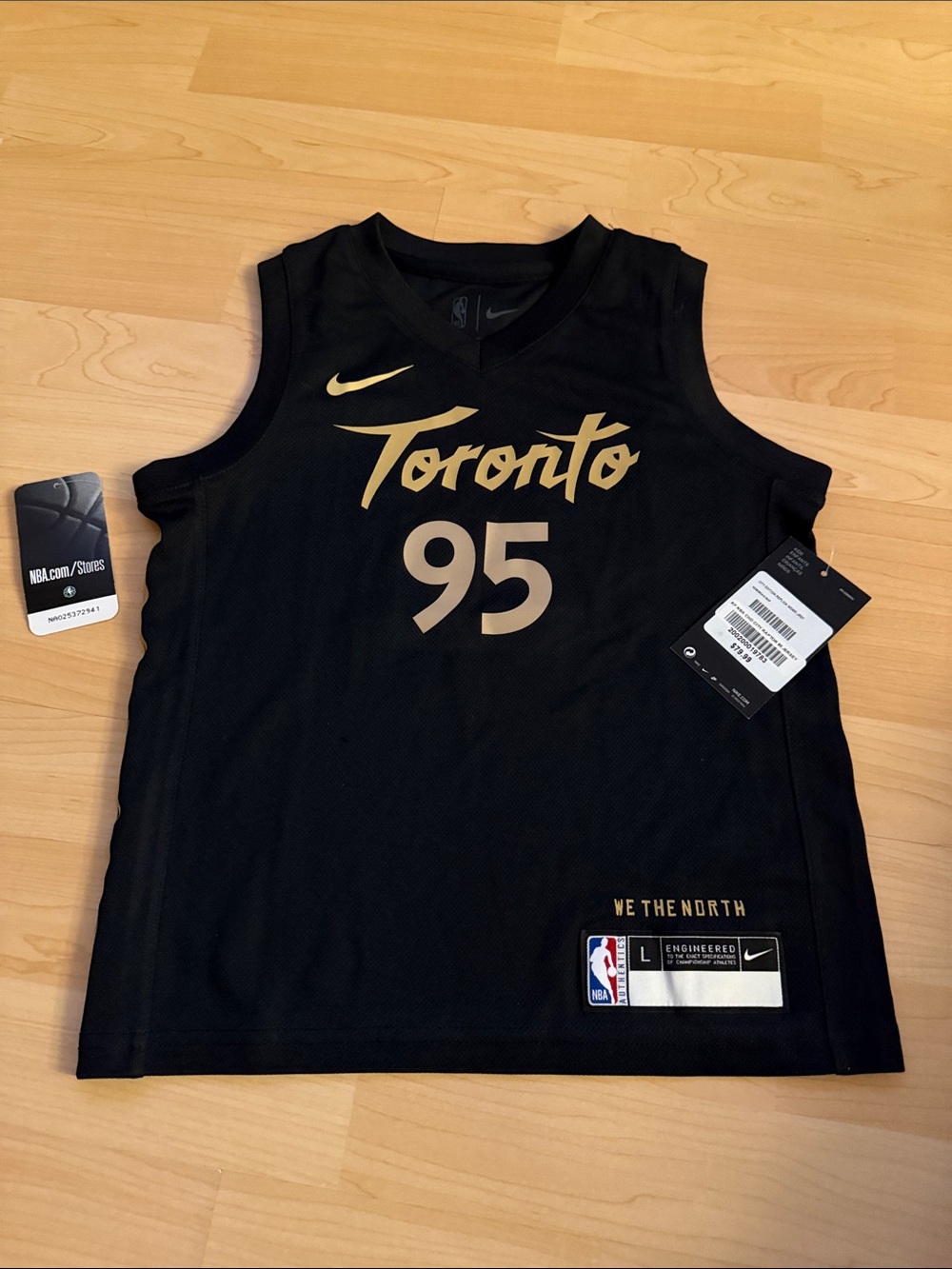 Nike KIDS Toronto Raptors Jersey #95